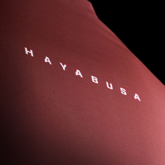Hayabusa Core Kurzarm Rashguard - Dunkelrot