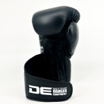 Danger Avatar Boxing Gloves - Leather - Black