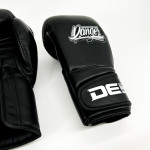 Danger Avatar Boxing Gloves - Leather - Black