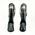 Danger Children's Shin Guards - PU - Black