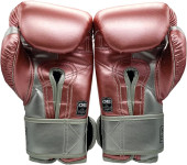 Danger Mexican Pride Rockstar Boxing Gloves - Semi Leather - Metal Pink