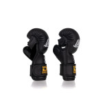 Danger MMA Sparring Gloves - semi leather - Black