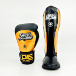 Danger Reborn Boxing Gloves - microfiber - Black/Gold