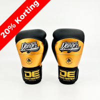 Danger Reborn Boxing Gloves - microfiber - Black/Gold