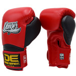 Danger Rocket Boxing Gloves - Leather - Red