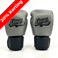 Danger Supermax Boxing Gloves - Grey Edition - Leather - Grey