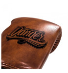 Danger Thai Legend Boxing Gloves - Leather - Brown Retro Look