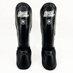 Danger Thai Pro Shin Guards - Leather - Black