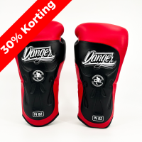 Danger Ultimate Fighter Boxing Gloves - Leather - Red/Black