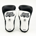 Danger Ultimate Fighter Boxing Gloves - Leather - Black/White