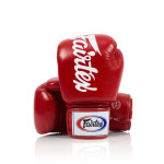 Fairtex Deluxe "Tight-Fit" Boxing Gloves - Red