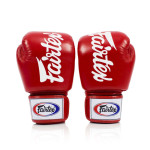 Fairtex Deluxe "Tight-Fit" Boxing Gloves - Red