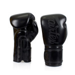 Fairtex Microfiber Boxing Gloves - Art Collections - Solid Black