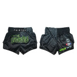 Fairtex Muay Thai Shorts -  BS1924 - Racer - Black/Green