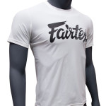 Fairtex Signature Tee - 4 way stretch - White