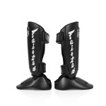 Fairtex Twister - Detachable In-Step Shin Pads - Black