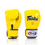 Fairtex Universal Boxing Gloves - "Tight-Fit" Design - Yellow