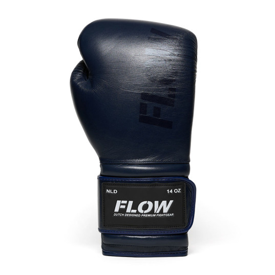 Flow - Challenge Boxhandschuhe - Echtes Leder - Dunkelblau