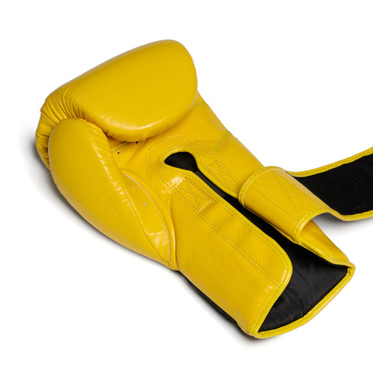 Flow - Challenge Boxhandschuhe - Echtes Leder - Gelb