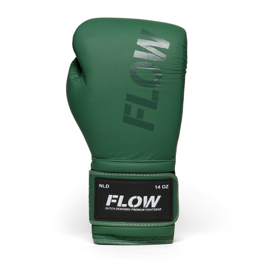 Flow - Challenge Boxhandschuhe - Echtes Leder - Grün