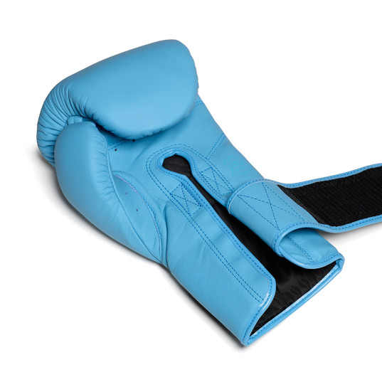 Flow - Challenge Boxhandschuhe - Echtes Leder - Hellblau