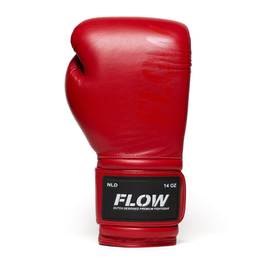 Flow - Challenge Boxhandschuhe - Echtes Leder - Rot