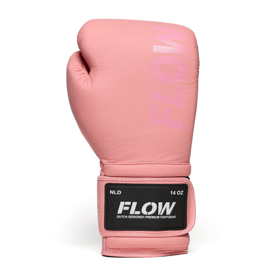 Flow - Challenge Boxhandschuhe - Echtes Leder - Rosa