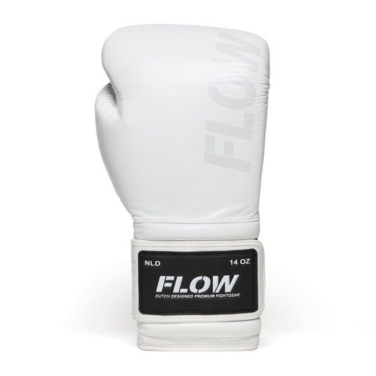 Flow - Challenge Boxhandschuhe - Echtes Leder - Weiß