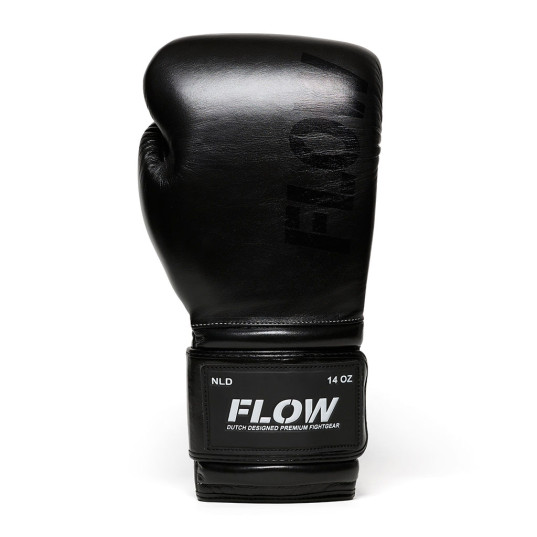 Flow - Challenge Boxhandschuhe - Echtes Leder - Schwarz