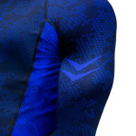 Hayabusa Arrow Ranked Long Sleeve Rashguard - Blue