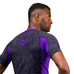 Hayabusa Arrow Ranked Short Sleeve Rashguard - Paars