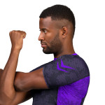 Hayabusa Arrow Ranked Short Sleeve Rashguard - Paars