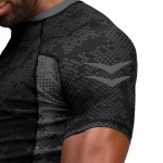 Hayabusa Arrow Ranked Short Sleeve Rashguard - Zwart