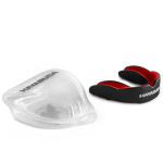 Hayabusa Combat Mouthguard - Black/Red - Adult