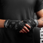 Hayabusa Deluxe Handwraps - Black / Silver - 4,5 meter