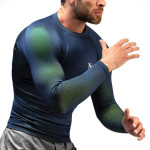 Hayabusa Fusion Rashguard - Blue/Green