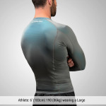 Hayabusa Fusion Rashguard - Grey / AquaBlue