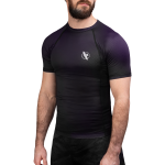 Hayabusa Fusion Short Sleeve Rashguard - Black / Purple