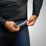 Hayabusa Geo Jiu Jitsu Spats - Black / Blue