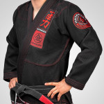 Hayabusa Goorudo 3 Gold Weave Jiu Jitsu Gi - Black / Red