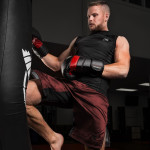 Hayabusa Hexagon Fight Shorts - Bordeaux Red