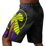 Hayabusa Icon Fight Shorts - Black / Neon