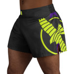 Hayabusa Icon Kickboxing Shorts - Black / Neon