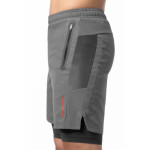 Hayabusa Layered Performance Shorts - Men - Dark Grey