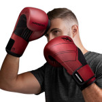 Hayabusa S4 Boxing Gloves - Leather - Red