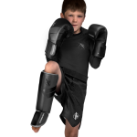 Hayabusa S4 Youth Shinguards - Charcoal