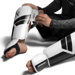 Hayabusa S4 Youth Shinguards - White