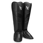 Hayabusa T3 Full-Back Shin Guards - Black