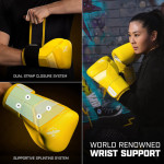 Hayabusa T3 Neon Boxhandschuhe - Neon Gelb