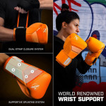 Hayabusa T3 Neon Boxhandschuhe - Neon Orange